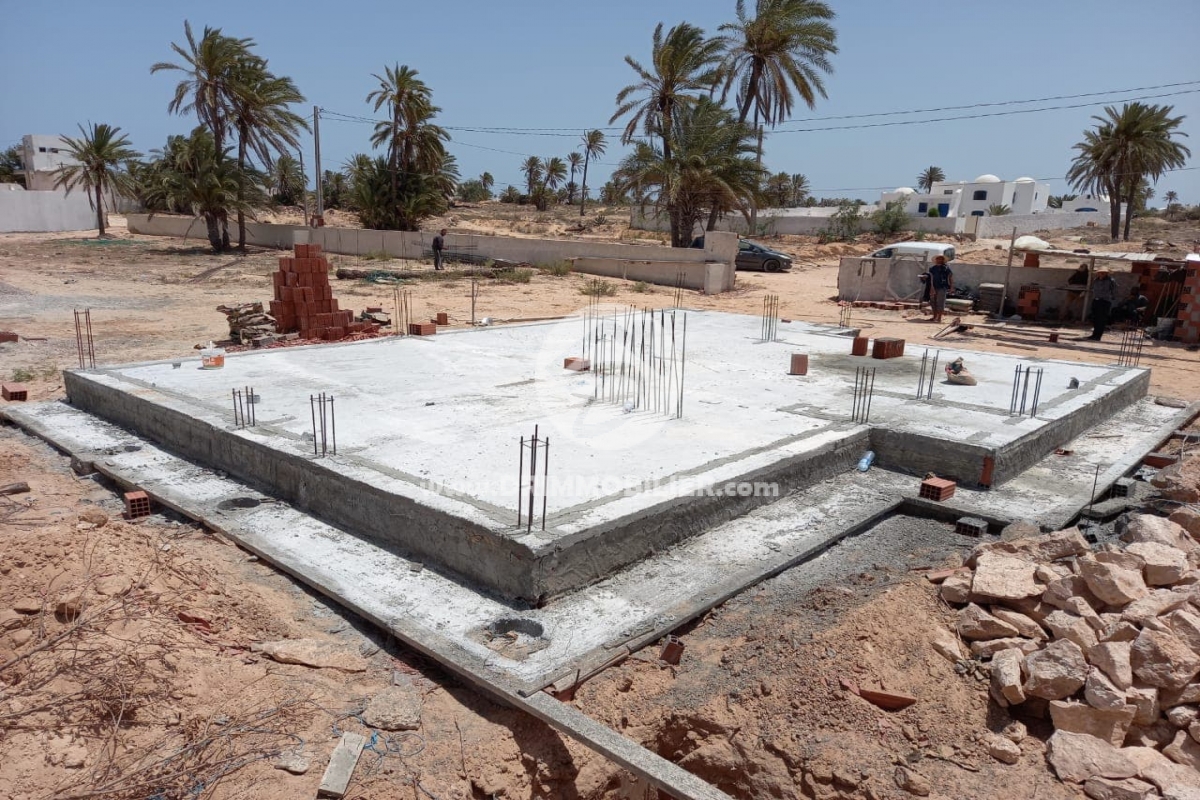 Première étape chantier en cours en zone Touristique -                            Sale
                           Notre Chantiers Djerba